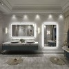 Apmir Super Bright Front & Back LED Lighted Anti-Fog Aluminum Alloy Framed Tempered Glass Bathroom/Vanity Mirror with ETL & 3-Year Warranty - 3 of 4