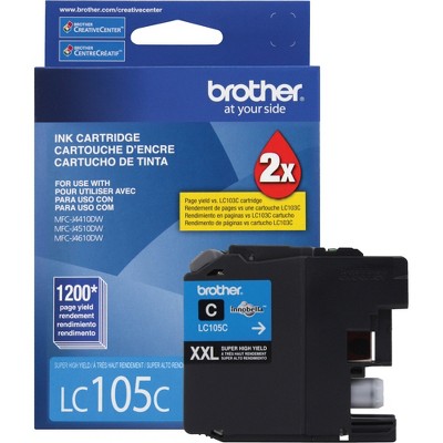 Brother LC105C Innobella Super High-Yield Ink Cyan