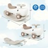 Infans Convertible Rocking Horse & Sliding Car w/ Detachable Balance Board White - 2 of 4