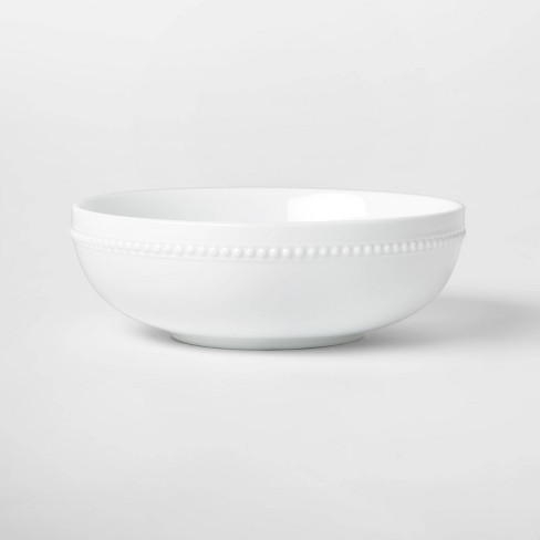 Better Homes & Gardens Oval Porcelain Serve Bowls, White, Set of 4 