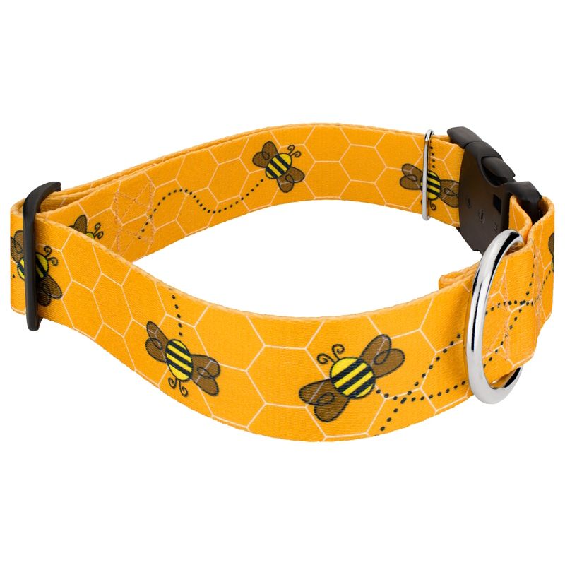 Country Brook Petz 1 1/2 Inch Deluxe Busy Bee Dog Collar, 3 of 6
