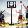 Costway 4.25-10FT Portable Adjustable Basketball Hoop System with 44'' Backboard 2 Nets - 4 of 4
