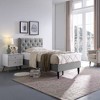 Twin Size Platform Bed with Upholstered Headboard for Bedroom - 4 of 4