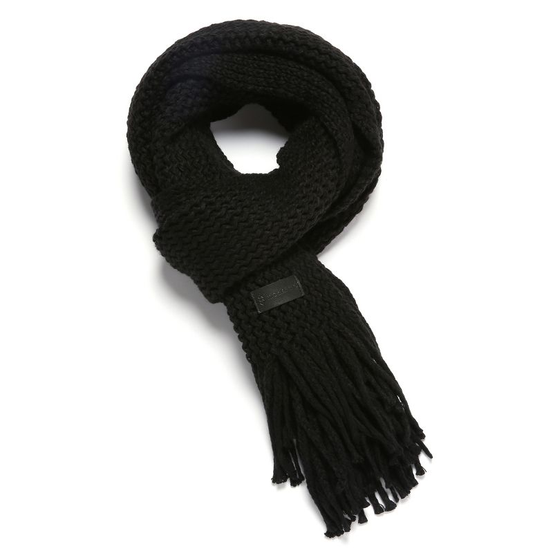 Mio Marino | Wide Knit Ribbed Scarf, 4 of 5