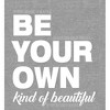 "Be Your Own Kind of Beautiful" Women's Crew Neck Short Sleeve Top - 2 of 2