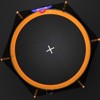 VisioGear Trampoline, 14FT Powder-coated Advanced Trampoline with Basketball Hoop Inflator and Ladder, Outer Safety Enclosure, Orange, 168*168*106.32 - 2 of 4