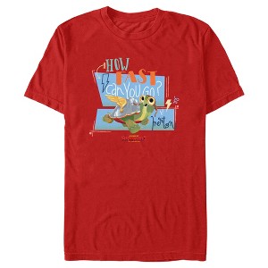 Men's DC League of Super-Pets Merton How Fast Can You Go? T-Shirt - 1 of 4