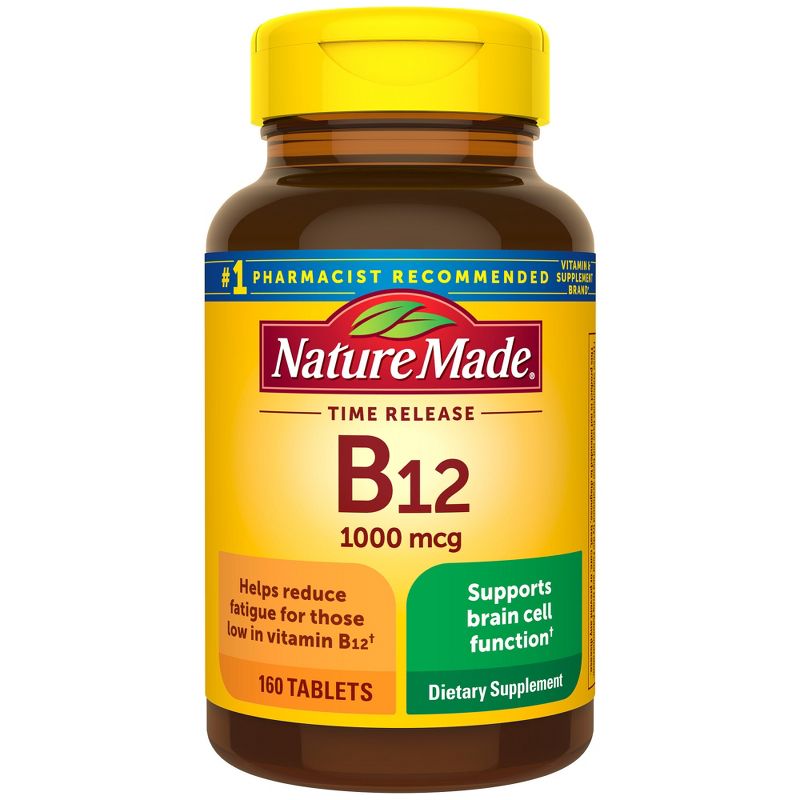 Nature Made Vitamin B12 1000 mcg, Energy Metabolism Support, Time Release Tablets, 3 of 12