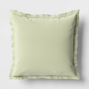26"x25" Woven Outdoor Deep Seat Back Cushion - Threshold™ - 1 of 4