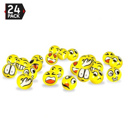 Big Mo's Toys Emoji Stress Balls - 24 Pack : Target