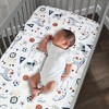 Lambs & Ivy Hall of Fame Animals/Sports 100% Cotton Fitted Baby Crib Sheet - 2 of 4