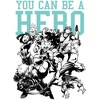 You Can Be a Hero My Hero Academia White Graphic Tee - 2 of 2