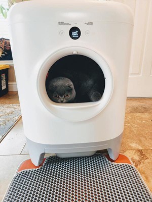 INSTACHEW PURRCLEAN Smart Cat Litter Box, App Enabled Cat Litter