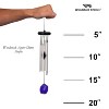 Woodstock Wind Chimes Signature Collection  Woodstock Agate Chime  Wind Chimes For Outdoor Patio and Garden  18" - 2 of 4
