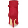 Allegra K Women's Pointy Toe Buckle Cross Straps Stiletto Heel Ankle Boots - 3 of 4