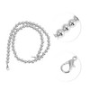 Unique Bargains Faux Pearl Handbag Strap Silver Tone 1 Pc - 3 of 4