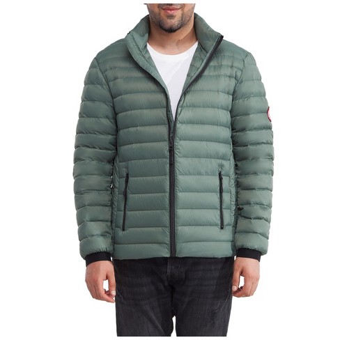 Rokka&rolla Men's Ultra-light Real Down Packable Puffer Jacket-sea ...