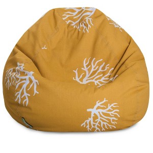 Majestic Home Goods Small Bean Bag Coral - 1 of 4