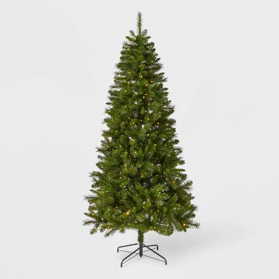 7ft Pre-Lit Douglas Fir Artificial Christmas Tree Bicolor LED Lights - Wondershop™