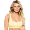 Felina Women's Organic Cotton Bralette 3 Pack | Super Soft & From Plant-Based Dyes - 2 of 3