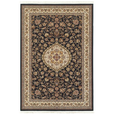 Oriental Weavers Masterpiece 033B2 Dark Blue/ Ivory Indoor Area Rug - 3'10" x 5'5"