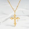 14K Gold Cross Necklace for Women – Dainty Faith Pendant Everyday Jewelry - 3 of 4