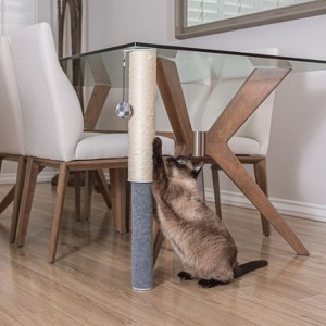Hauspanther Scratch Pole - Adjustable Under-table Cat Scratcher - 1 of 4