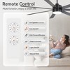 Airsurfer Celiling Fan with Light, 72 Inch Modern Ceiling Fan with Light and Remote, Reversible DC Motor, 6 Speeds, Timer, Ceiling Fan for Livingroom - 4 of 4