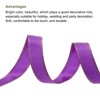 Unique Bargains Double Face Wide Satin Ribbon with Gold Edges for Wedding Bouquet - 3 of 4