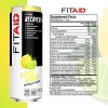 FITAID Post Workout Recovery Blend, Citrus Medley, BCAAs, Glucosamine, L-Glutamine, L-Arginine, Turmeric, Naturally Sweetened, 12 Fl Oz (Pack of 24) - 3 of 4