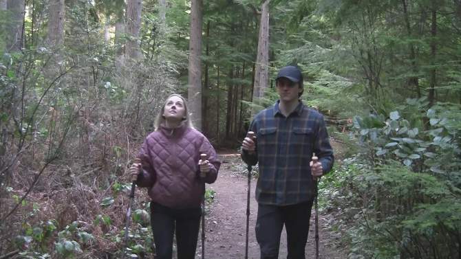 Cascade Mountain Tech Mossy Oak Carbon Fiber Monopod Hiking Trekking Poles - 2pk, 2 of 5, play video