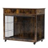 CENGHU Dog Crate Furniture Dog Crates for Medium and Large Dogs Dog Crate with Drawers Wooden Dog Kennel Indoor - 2 of 4