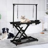 Hydraulic Dog Grooming Table, Pet Grooming Table with Aluminium Overhead Arm, Anti Slip Tabletop for Home and Salon - 2 of 4