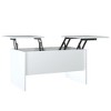 vidaXL Coffee Table High gloss white Engineered wood Medium - 2 of 4