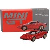 Lancia Stratos HF Stradale Rosso Arancio Red Limited Ed to 2400 pcs Worldwide 1/64 Diecast Model Car by Mini GT - 4 of 4