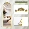 BEAUTYPEAK Arched Vintage Baroque Full-Length Mirrors - 4 of 4