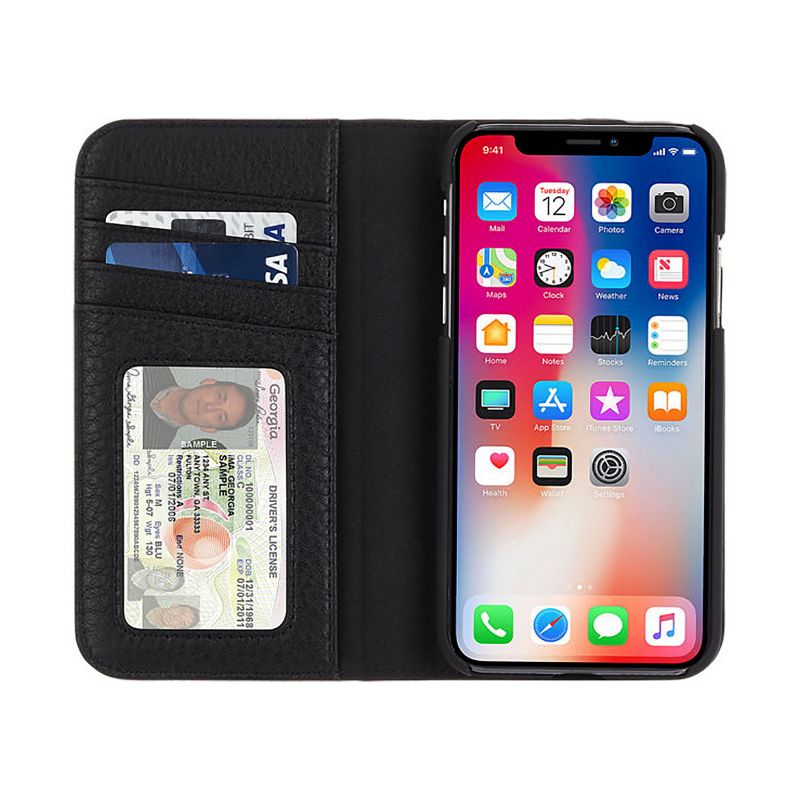 Case-Mate Wallet Folio Case for Apple iPhone XR - Black, 2 of 4