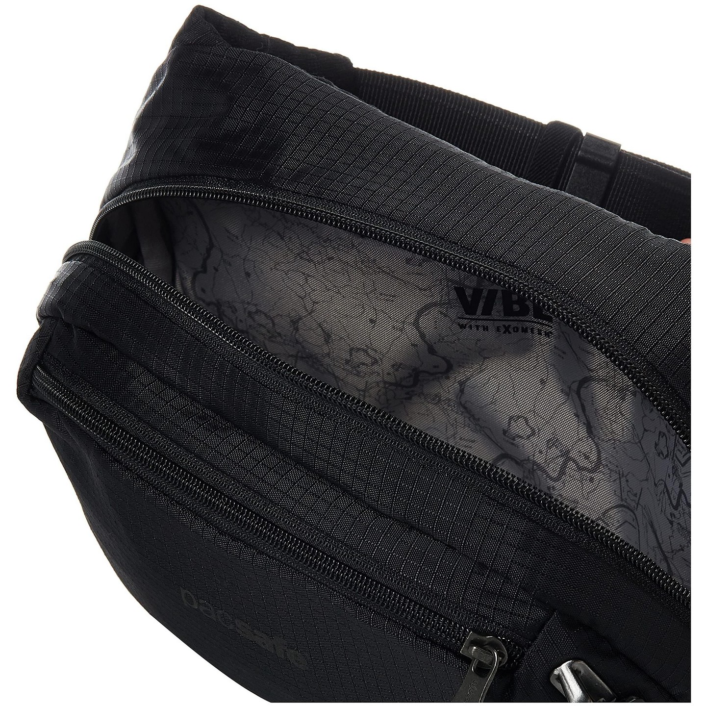 Сумка Pacsafe Vibe 100 Hip Pack, цвет: Чёрный — фото 4