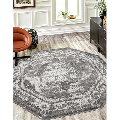 Unique Loom Sofia Salle Garnier Border Indoor Woven Area Rug