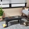 WestinTrends Elevated Pet Feeder for Cats and Dogs Puppy, Removable stainless steel eating Bowl, All Weather Resistant - 2 of 4
