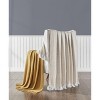 Kate Aurora Chic Living 2 Pack Golden Yellow Yarn Dyed Woven & Fringed Coordinating Ultra Soft Accent Throw Blanket Set - 50 in. W x 60 in. L - 2 of 2