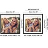 Americanflat 28x28 Picture Frame with Polished Plexiglass, Use as 24x24 Frame with Mat or 28x28 Frame Without Mat, Streamline Collection, ,  Black - 2 of 4