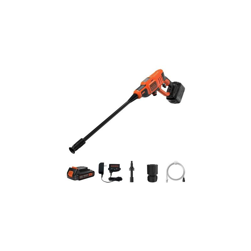 Black & Decker BCPW350C1 20V MAX Lithium-Ion 350 PSI Cordless Power Cleaner Kit (1.5 Ah), 1 of 17