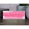Elanze Designs Brave Wild Free Hot Pink and White 8 x 3 Wood Double Sided Table Top Sign Plaque - 4 of 4