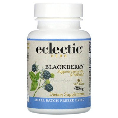 Eclectic Herb Freeze-Dried, Blackberry, 90 Veg Caps (240 mg per Capsule)