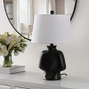 Johari Table Lamp - 20.25 Inch Height - TBL4512 - Black - Safavieh - 3 of 4