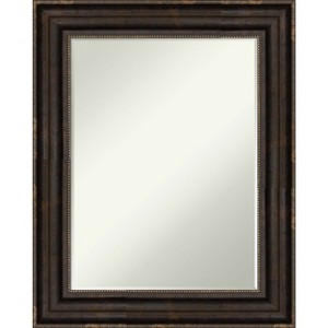Amanti Art Stately Bronze Petite Bevel Bathroom Wall Mirror 30.25 x 24.25 in. - 1 of 4