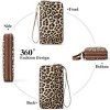 Ladies' clutch bag with anti-theft wrist strap,leather wallet,large-capacity credit card holder,handle-style carry strap - 4 of 4