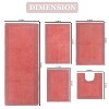 Home Weavers Luxury Collection 100% Cotton Tufted Bathroom Rug Set, Non-Slip Latex Bath Rug Set - 3 of 4