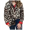 Women's Animal Print Button Shirt - Q2 - 4 of 4